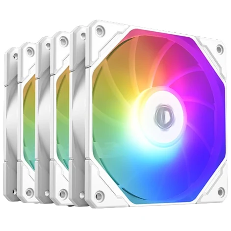 Fan ID-Cooling TF-12025-PRO-ARGB TRIO WHITE Triple Pack - White - ARGB - New