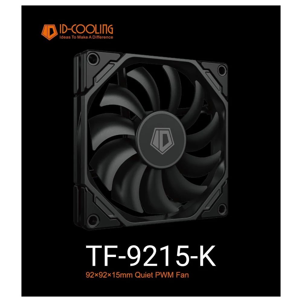 Fan ID-Cooling TF-9215-K - Black - PWM - New