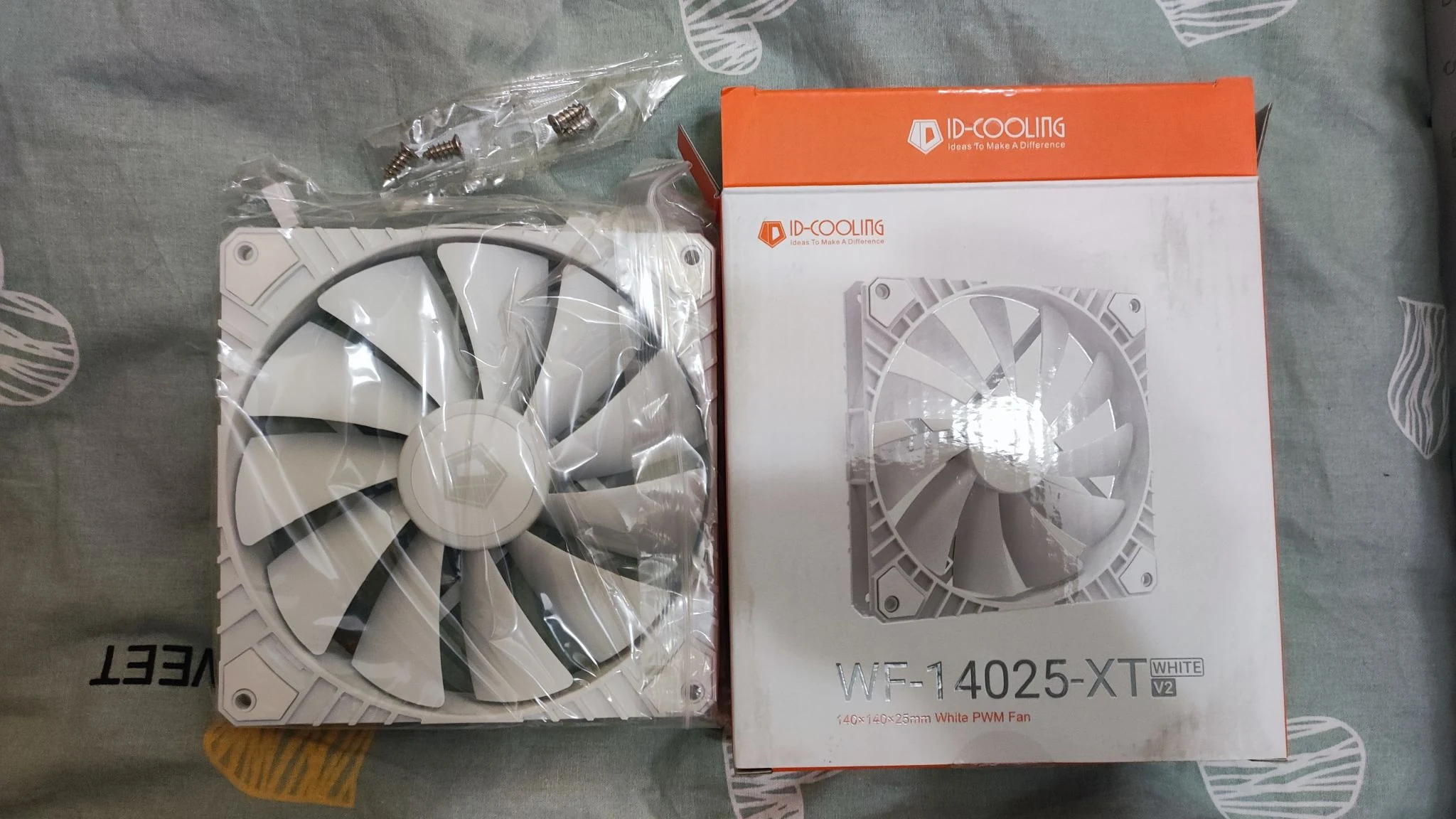 Fan ID-Cooling WF-14025-XT WHITE - White - PWM - New