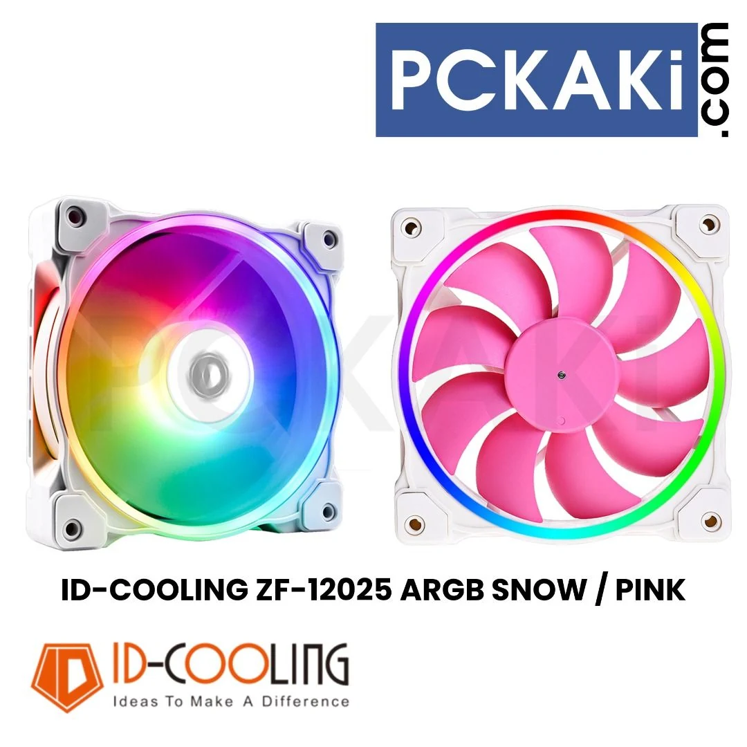 Fan ID-Cooling ZF-12025-ARGB SNOW - White - ARGB - New