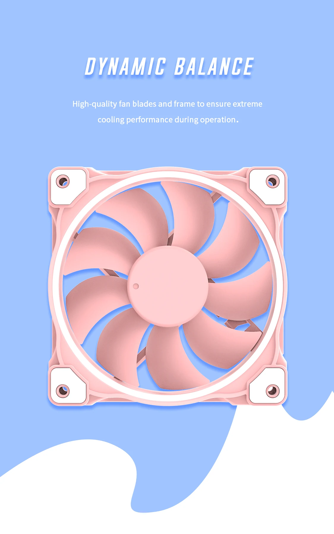 Fan ID-Cooling ZF-12025 Pastel - Pastel - LED - New