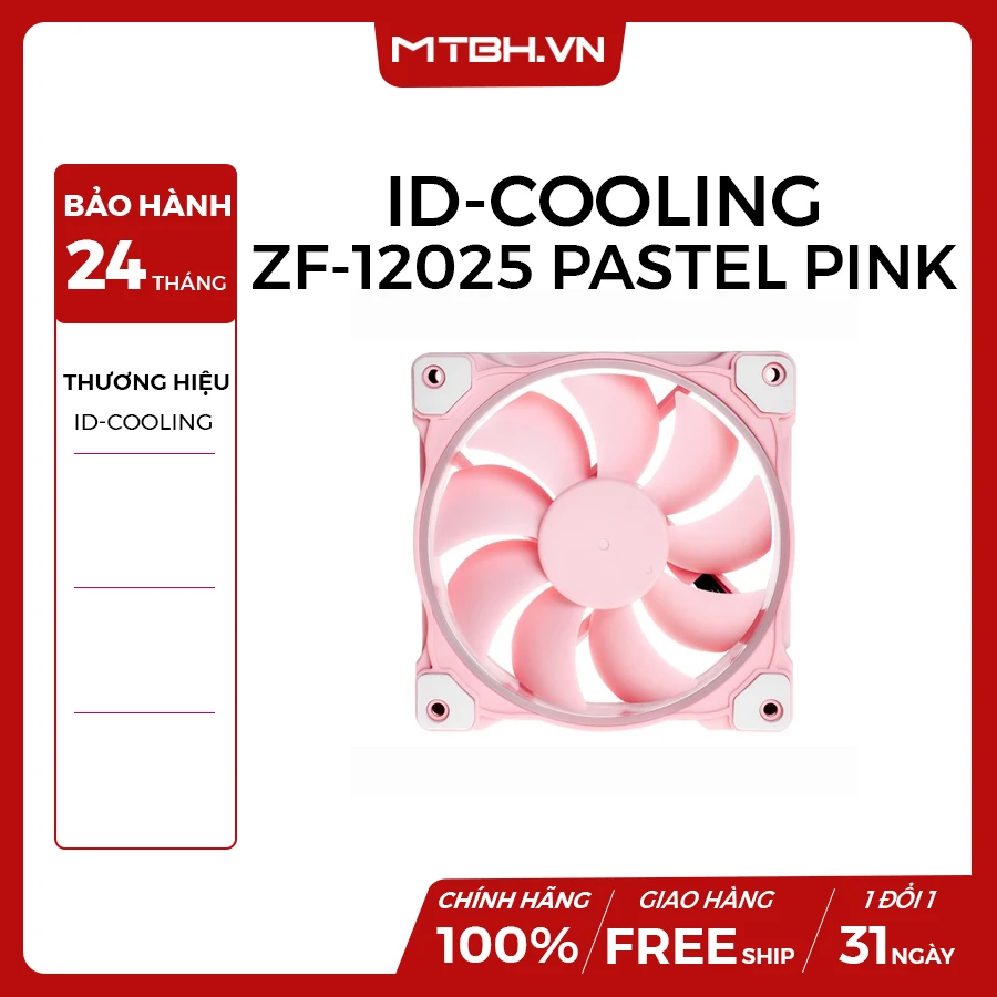 Fan ID-Cooling ZF-12025 Pastel - Pastel - LED - New