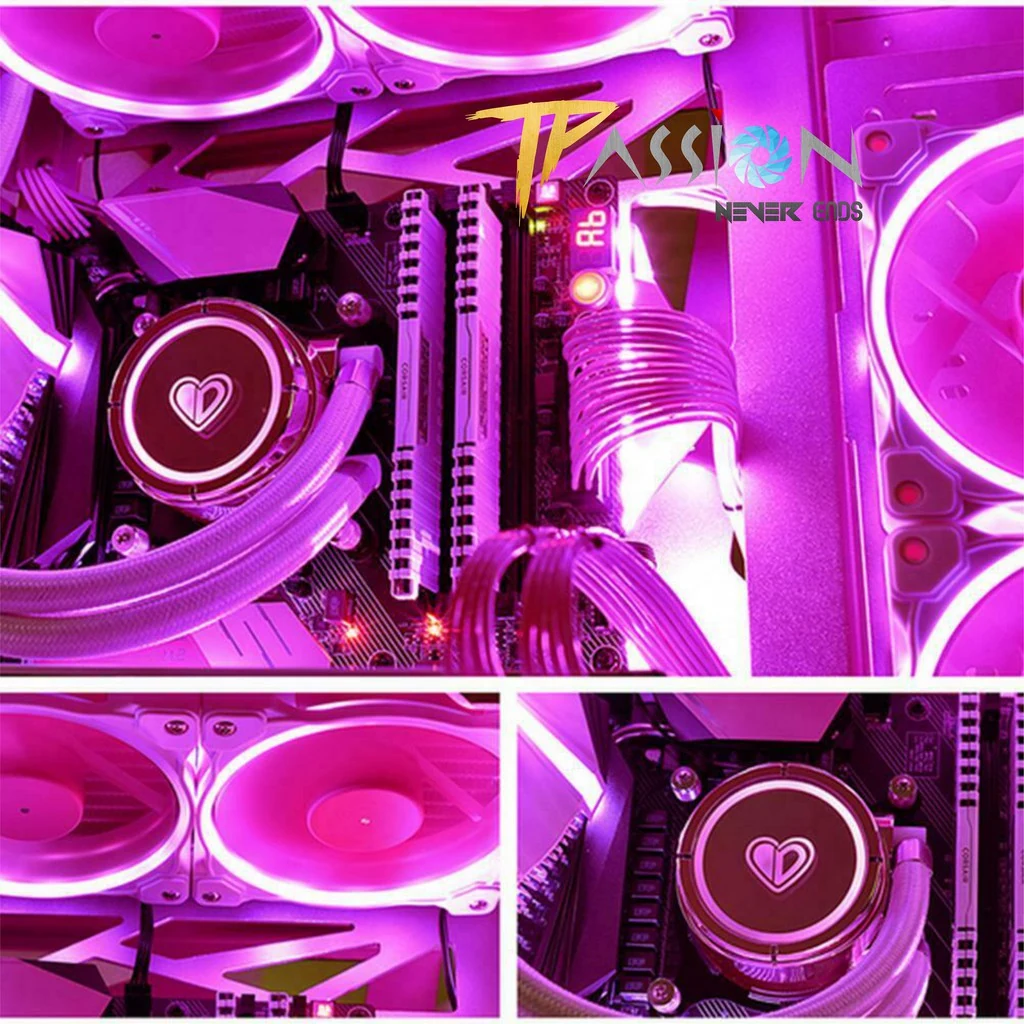 Fan ID-Cooling ZF-12025-PINK - Pink - LED - New