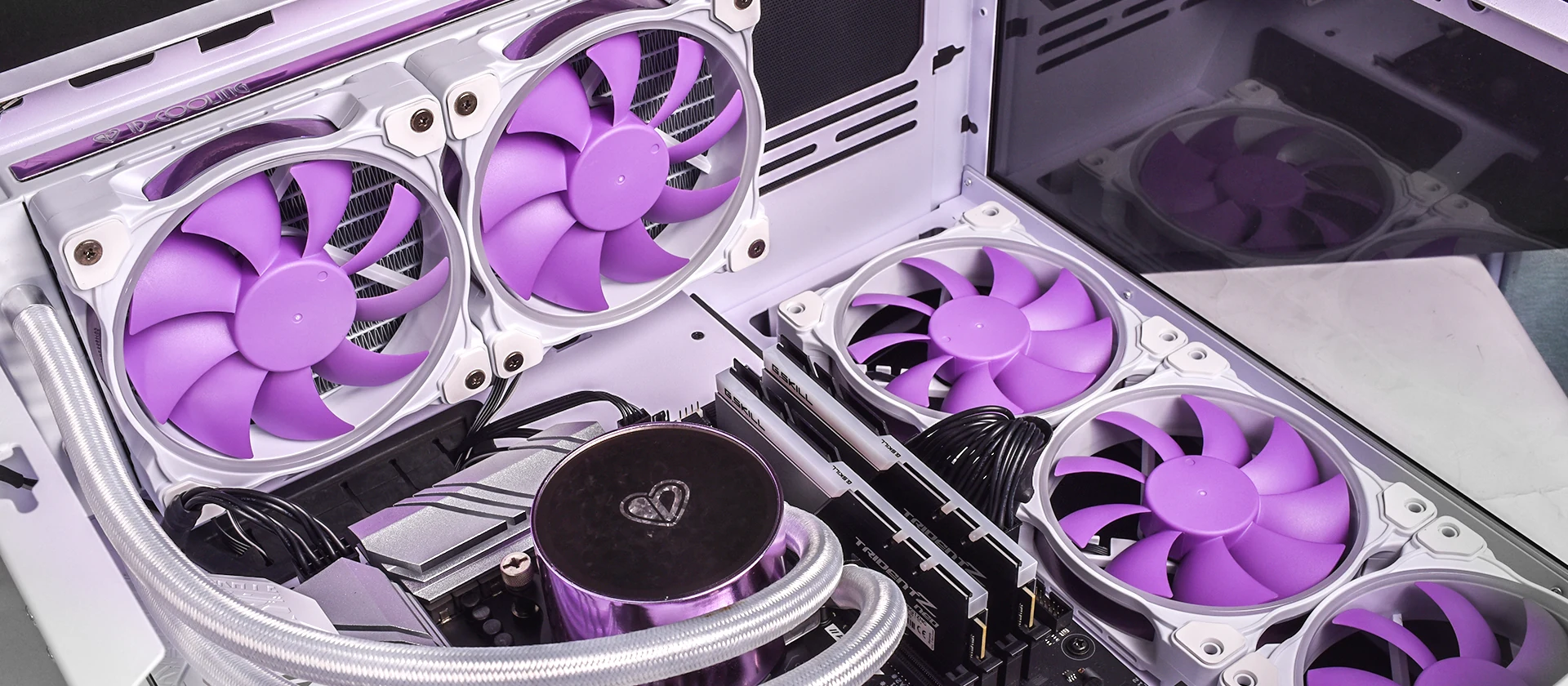 Fan ID-Cooling ZF-12025-PURPLE - Purple - LED - New