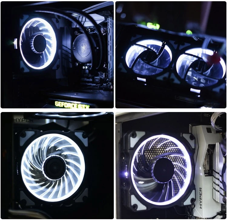 Fan Jonsbo FR-101 White - White - LED - New