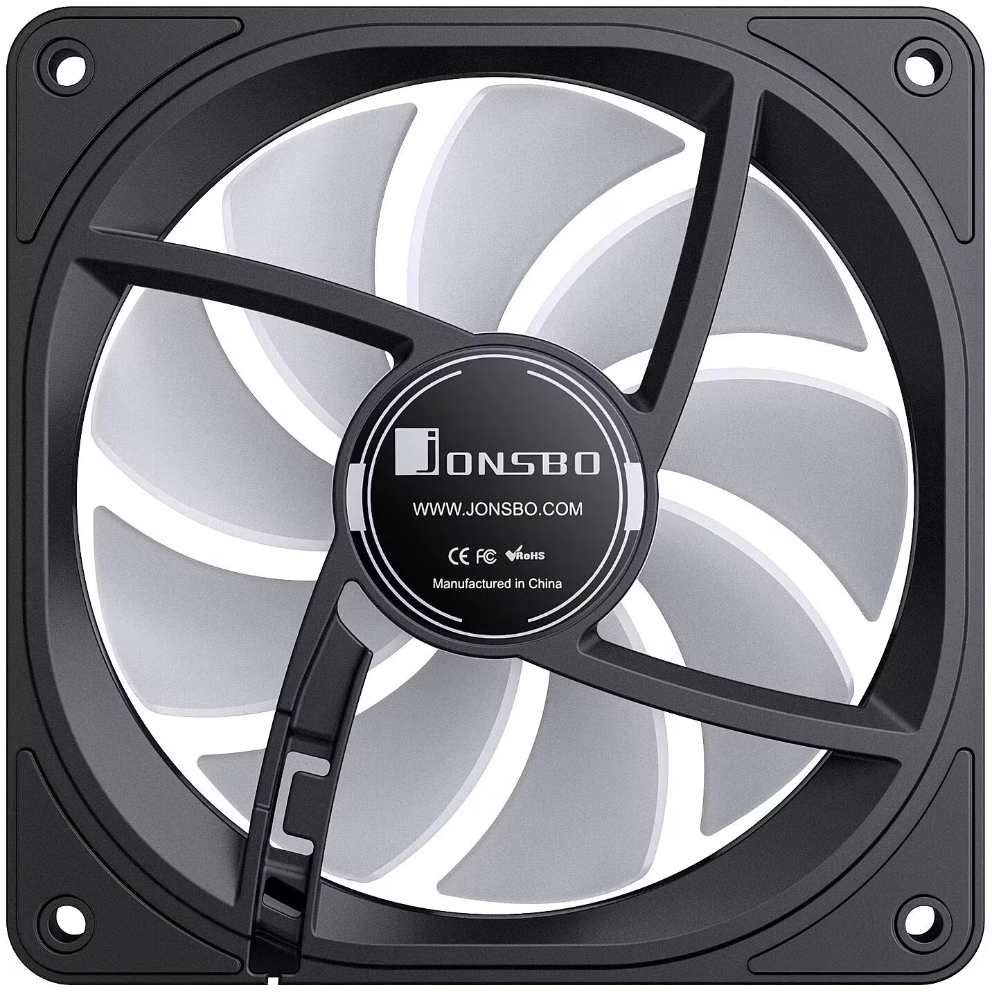 Fan Jonsbo FR-606BR Reverse Blade - Black - ARGB - New