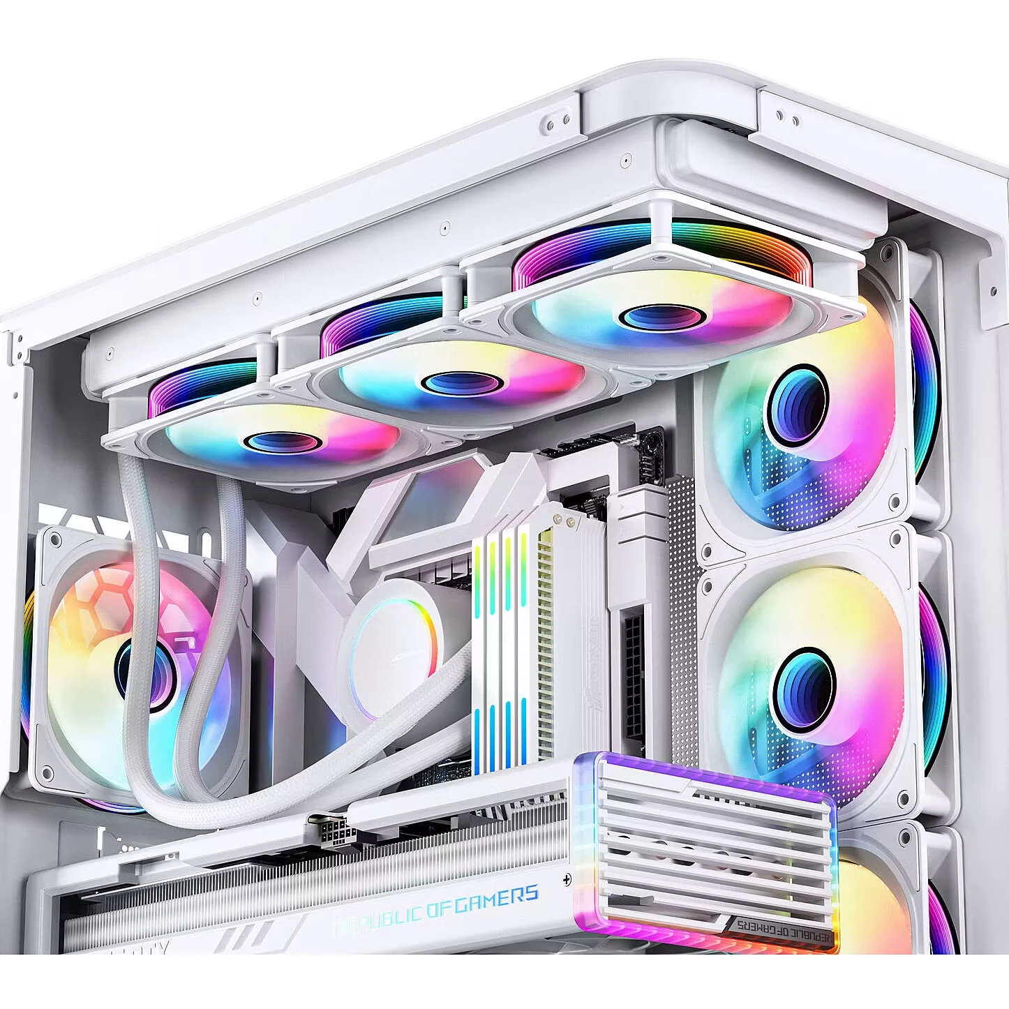 Fan Jonsbo FR-606WR Reverse Blade - White - ARGB - New