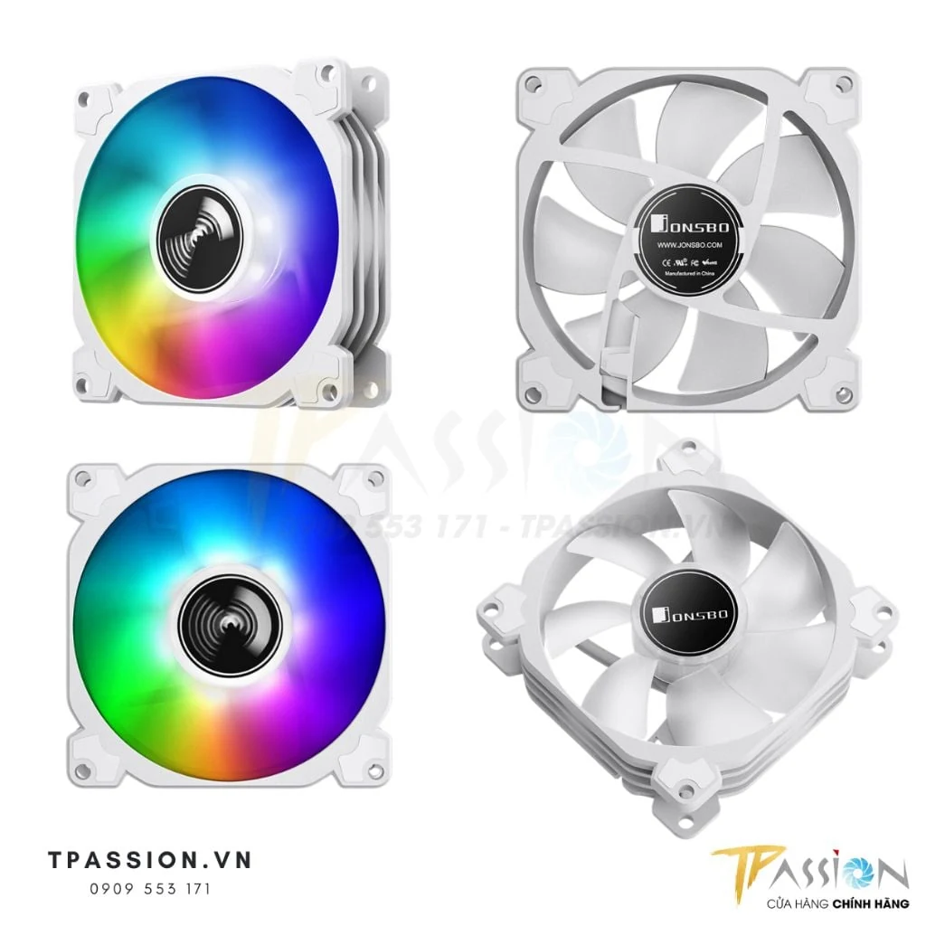 Fan Jonsbo FR-925 ARGB - White - ARGB - New