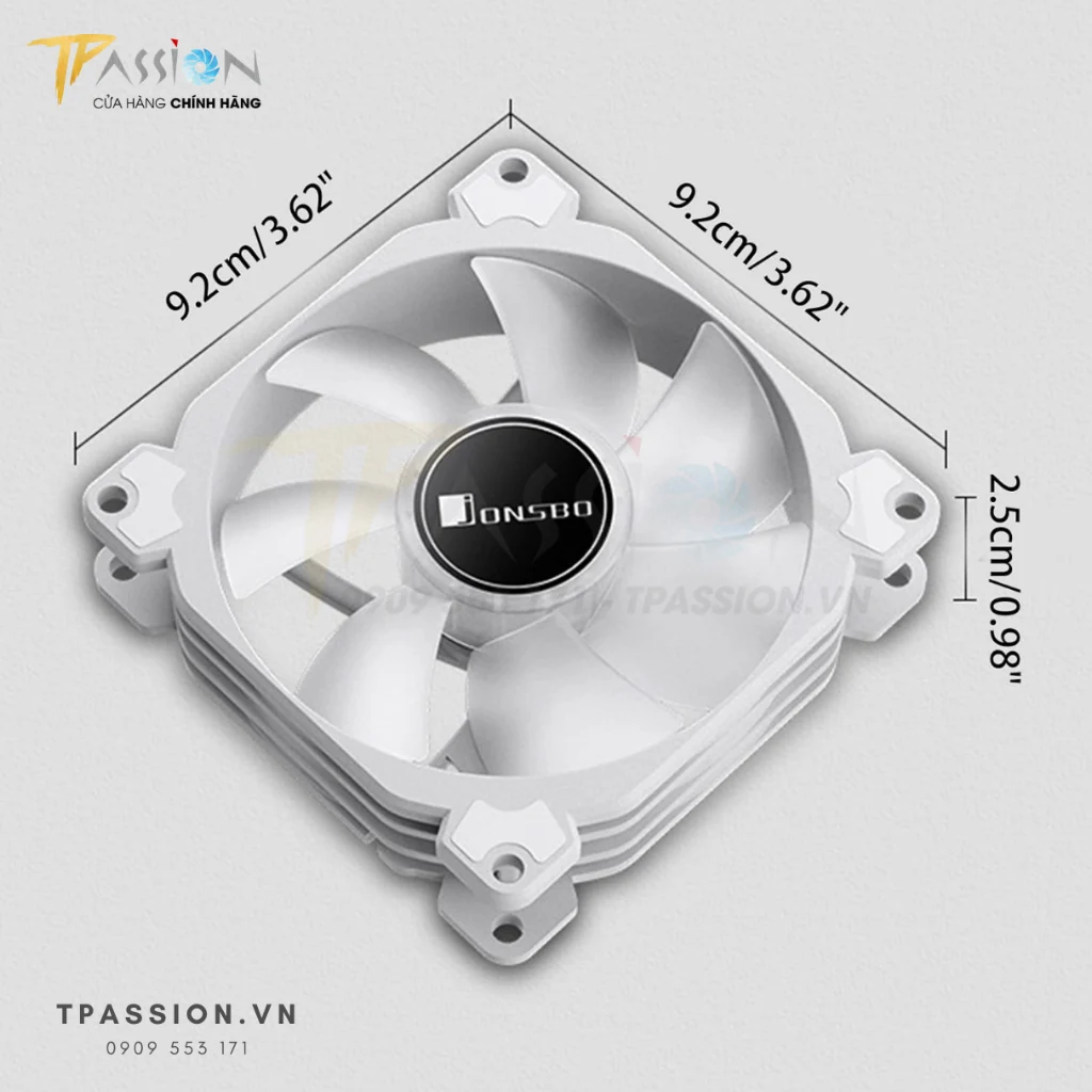 Fan Jonsbo FR-925 ARGB - White - ARGB - New