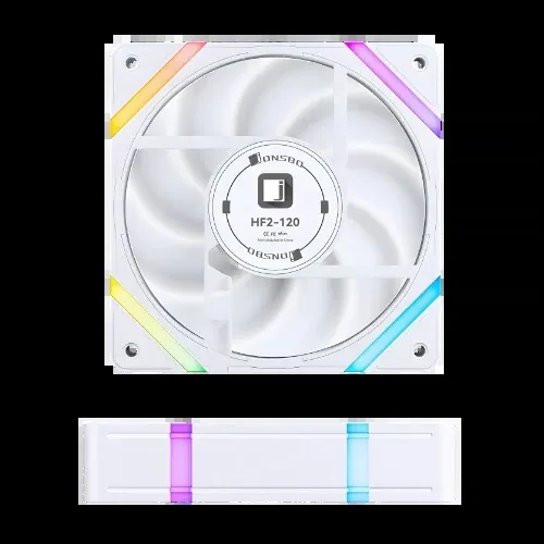 Fan Jonsbo HF2-120WR Reverse Blade - White - ARGB - New
