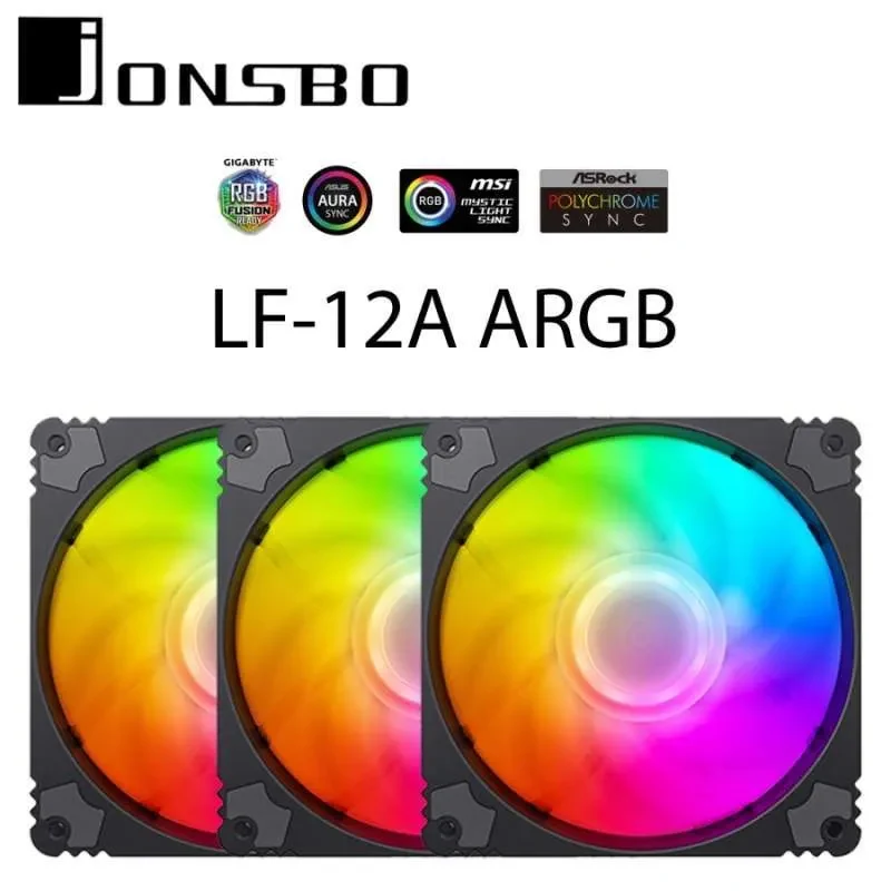 Fan Jonsbo LF-12A - Black - PWM - New