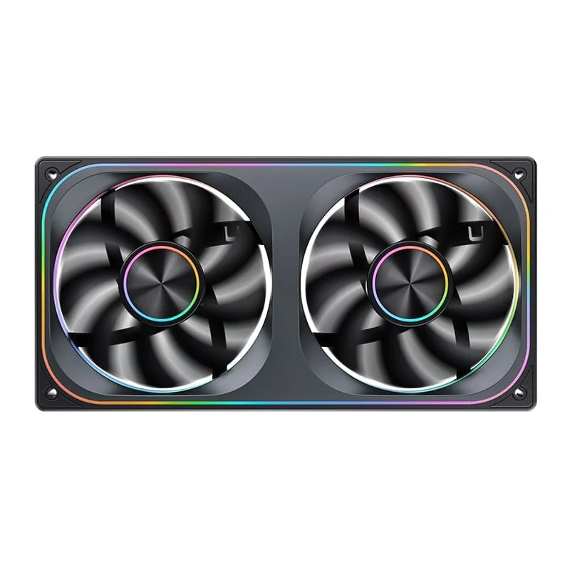 Fan Jonsbo ZA-240BR Dual Pack Reverse Blade - Black - ARGB - New