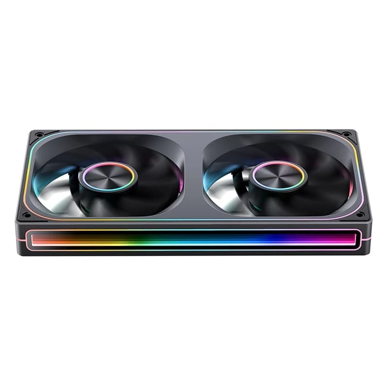 Fan Jonsbo ZA-240BR Dual Pack Reverse Blade - Black - ARGB - New