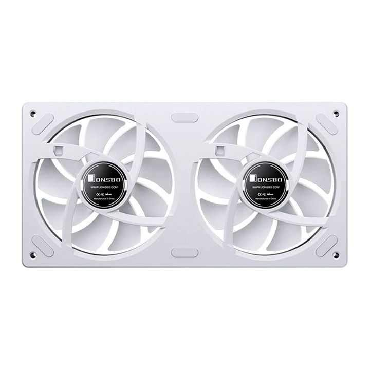 Fan Jonsbo ZA-240WR Dual Pack Reverse Blade - White - ARGB - New