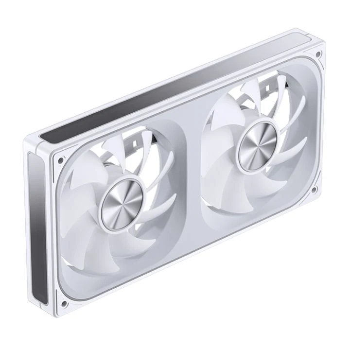 Fan Jonsbo ZA-240WR Dual Pack Reverse Blade - White - ARGB - New