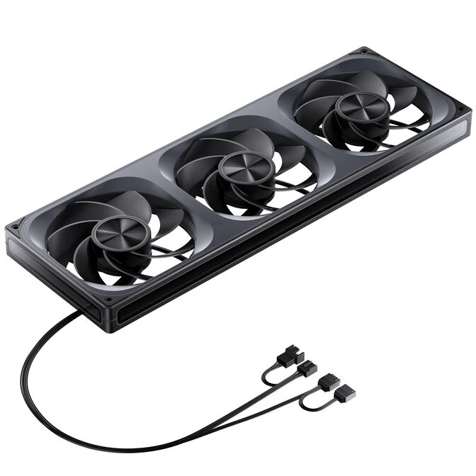 Fan Jonsbo ZA-420BR Triple Pack 140mm Reverse Blade - Black - ARGB - New