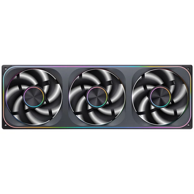 Fan Jonsbo ZA-420BR Triple Pack 140mm Reverse Blade - Black - ARGB - New