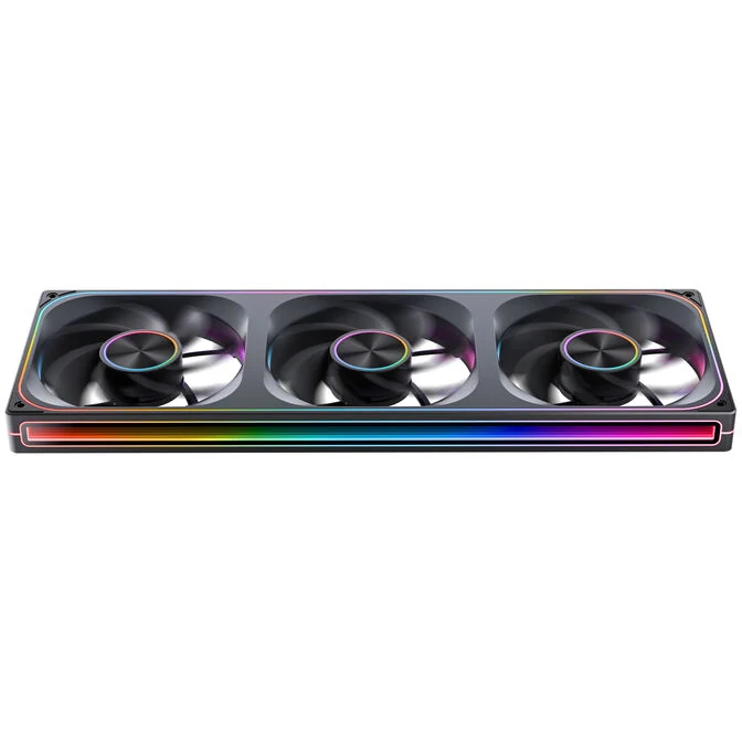 Fan Jonsbo ZA-420BR Triple Pack 140mm Reverse Blade - Black - ARGB - New