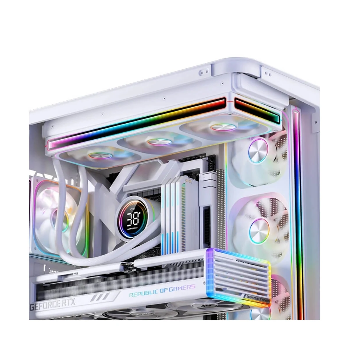 Fan Jonsbo ZB-240W Dual Pack - White - ARGB - New