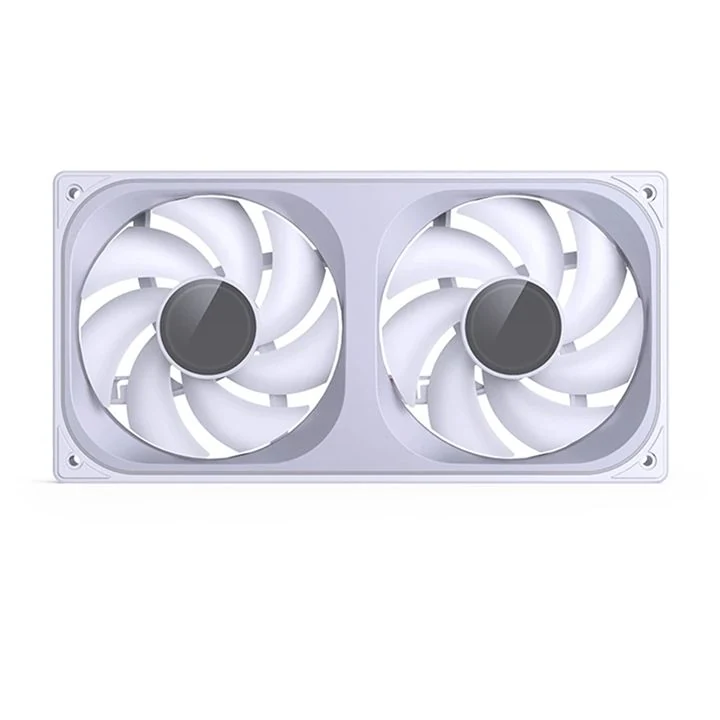 Fan Jonsbo ZB-240WR Dual Pack Reverse Blade - White - ARGB - New