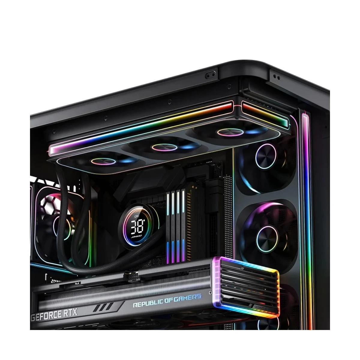 Fan Jonsbo ZC-360B Triple Pack - Black - ARGB - New