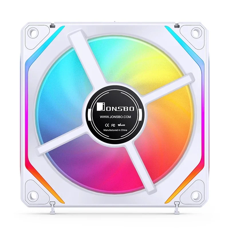 Fan Jonsbo ZH-120WR Triple Pack Reverse Blade - White - ARGB - New