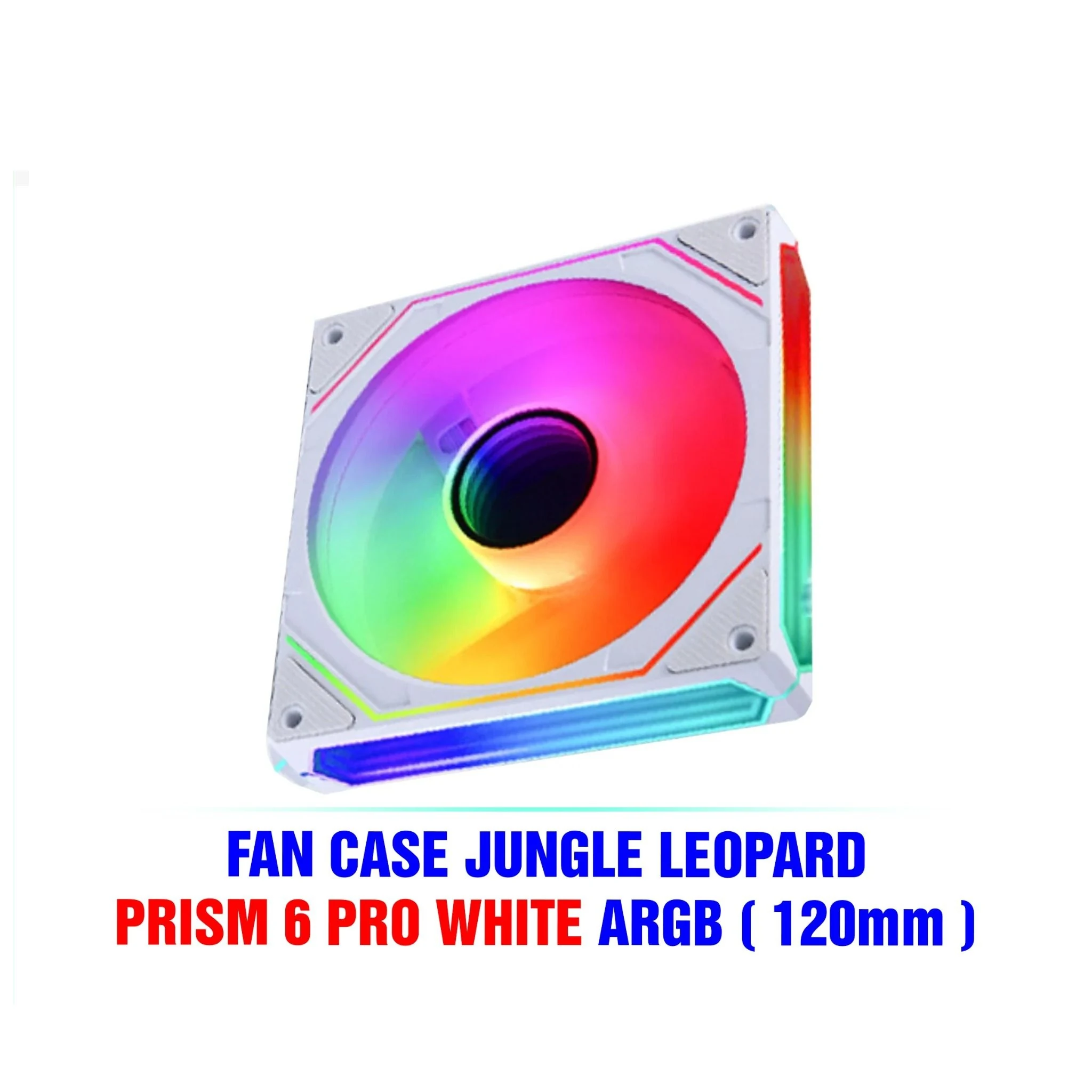Fan Jungle Leopard 6 Pro 120mm - White - ARGB - New