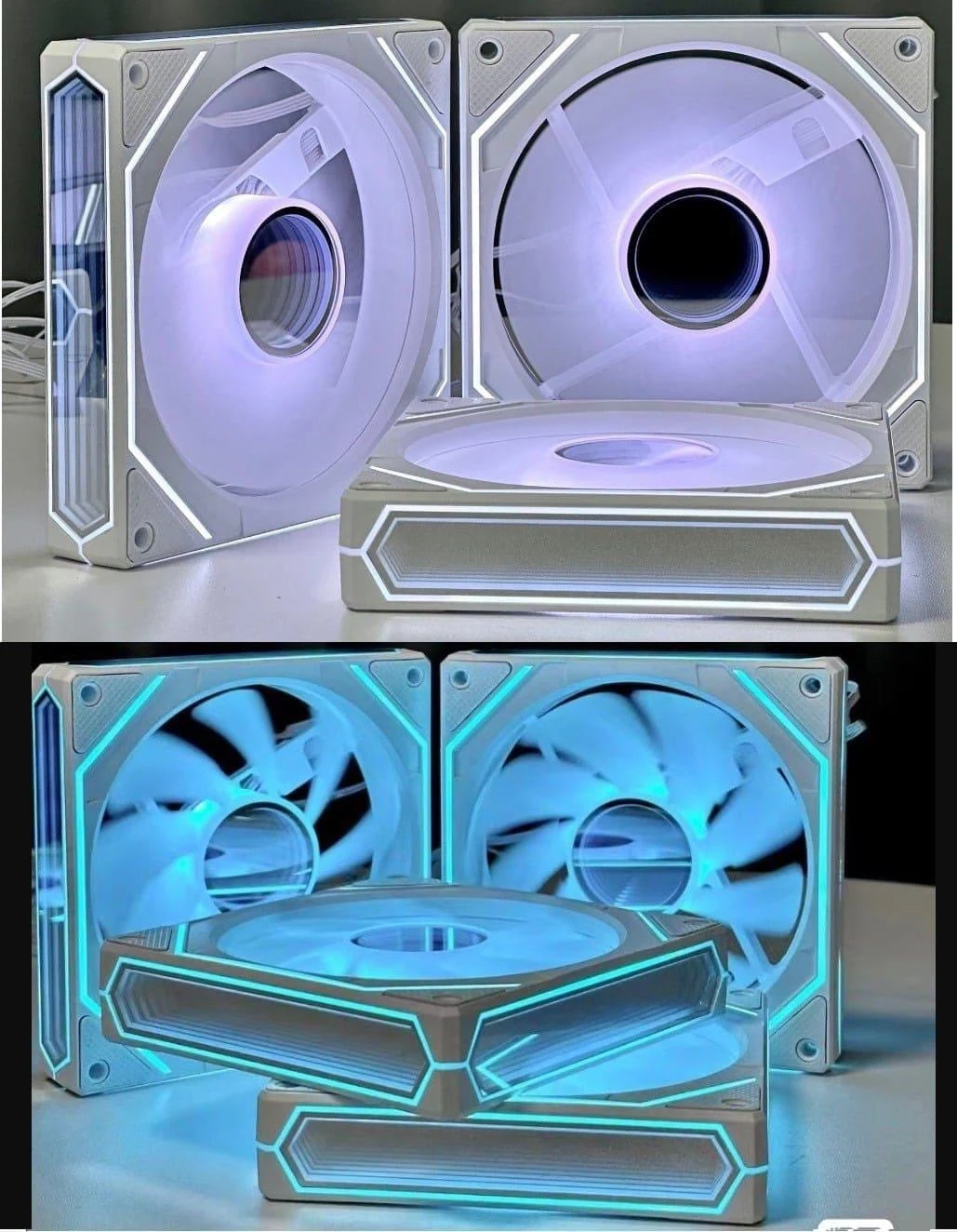 Fan Jungle Leopard 6 Pro 120mm - White - ARGB - New