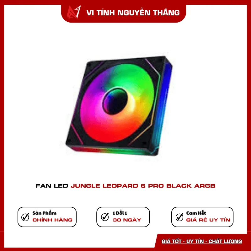 Fan Jungle Leopard F12-RGB 120mm - Black - RGB - New