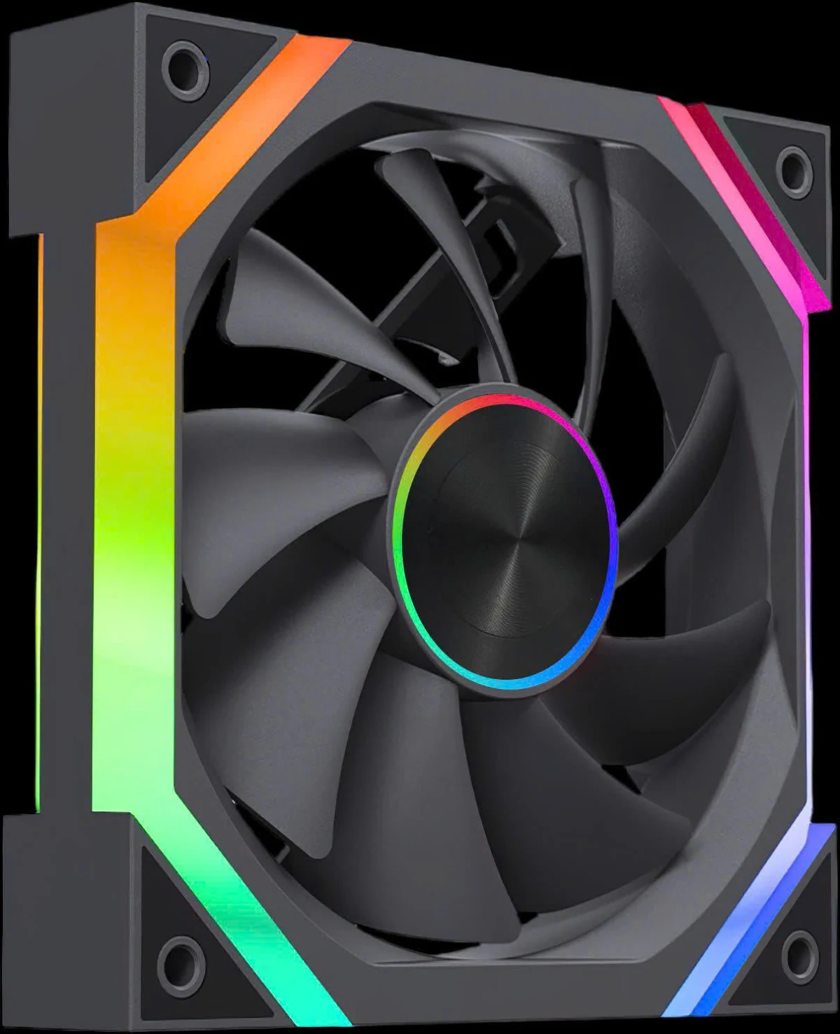 Fan Jungle Leopard Galaxy Block 120mm - Black - ARGB - New