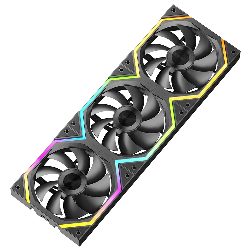 Fan Jungle Leopard Gentle Typhoon 120mm - Black - PWM - New