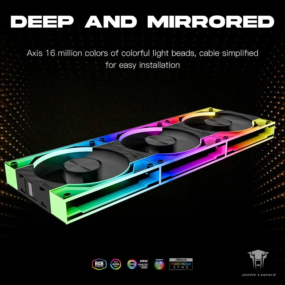 Fan Jungle Leopard Interstellar V3 120mm - Black - ARGB - New