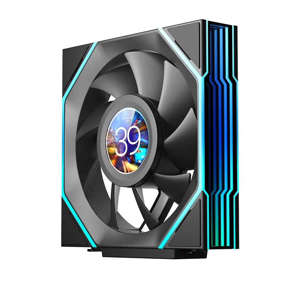 Fan Jungle Leopard Prism 140mm 14025 - Black - ARGB - New