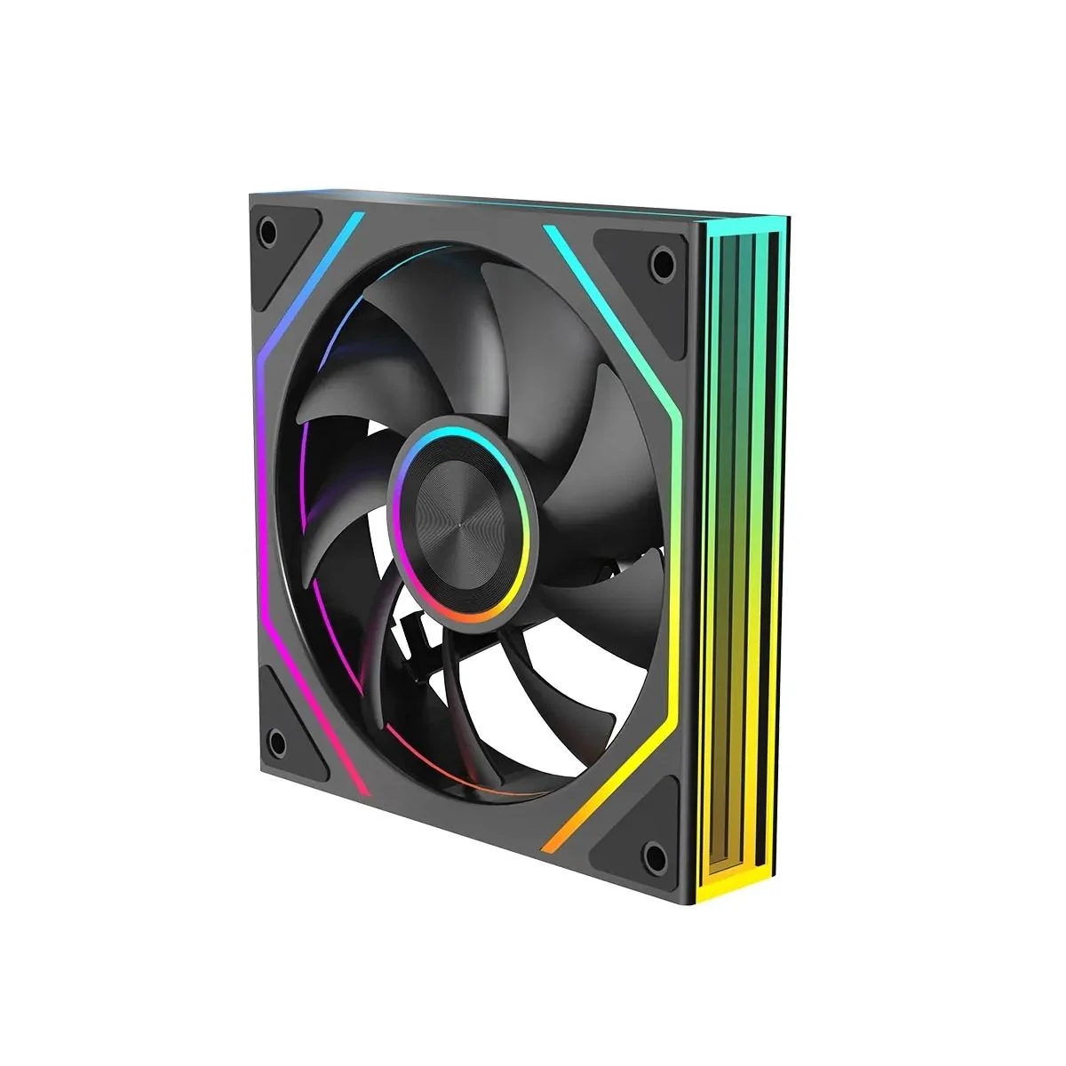 Fan Jungle Leopard Prism 4 120mm - Black - ARGB - New