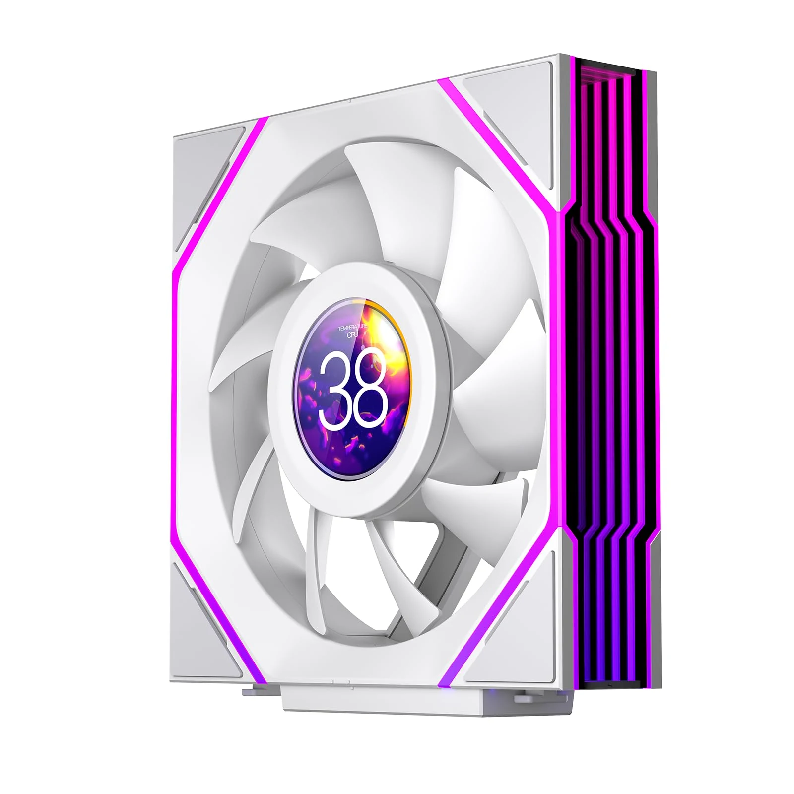 Fan Jungle Leopard Prism 4EX 120mm - White - ARGB - New