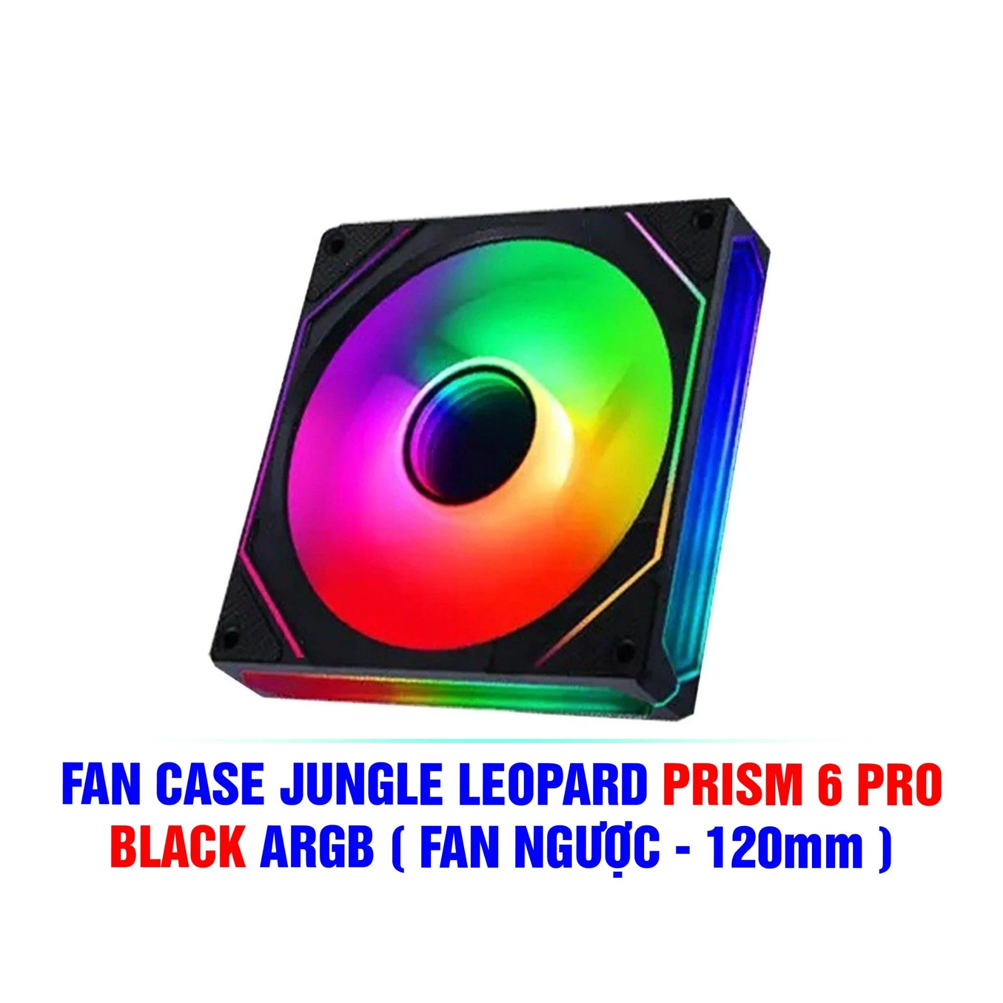 Fan Jungle Leopard Prism 6Pro 120mm - Black - ARGB - New