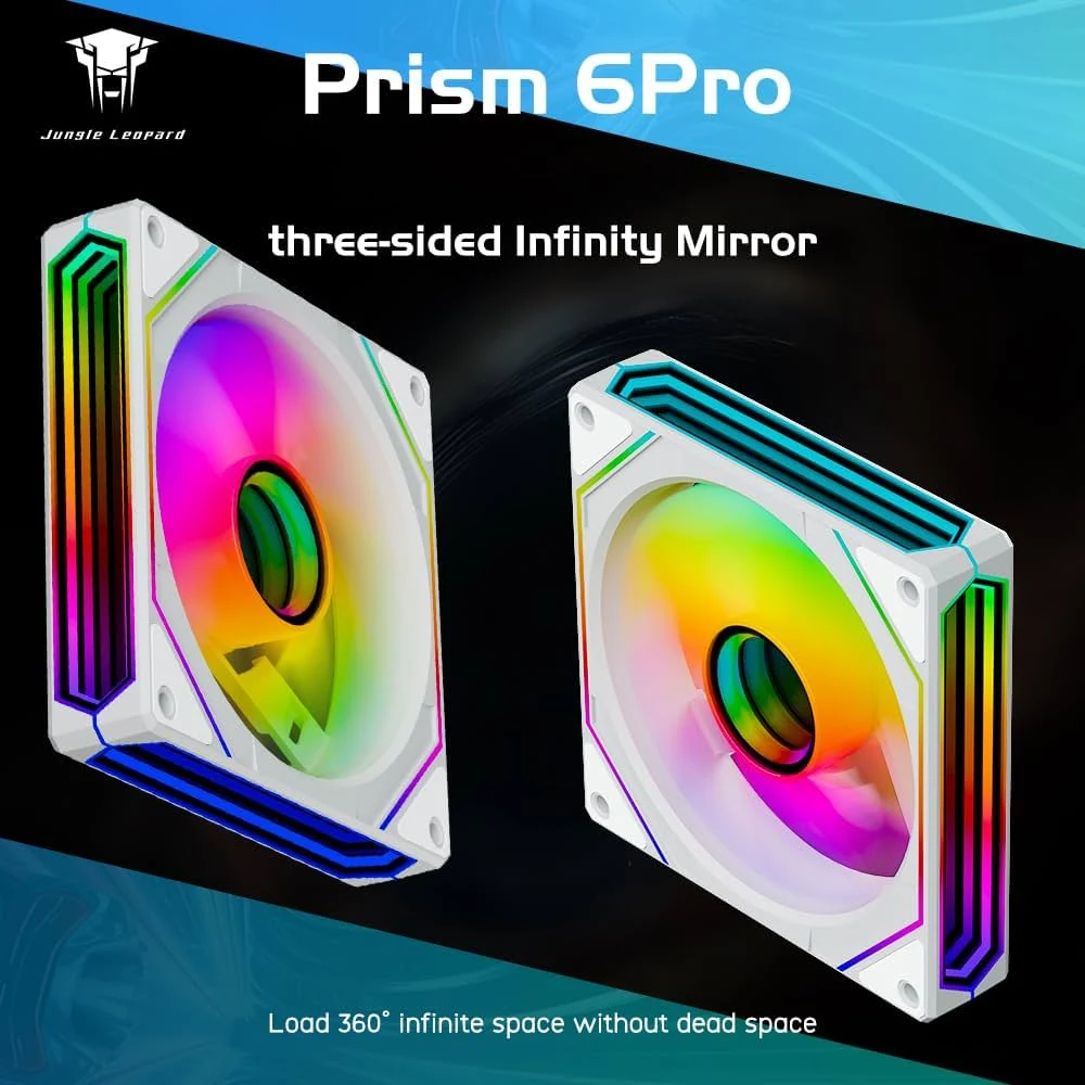 Fan Jungle Leopard Prism 6Pro 120mm - Black - ARGB - New