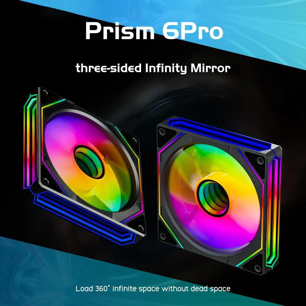 Fan Jungle Leopard Prism 6Pro 120mm - Black - ARGB - New