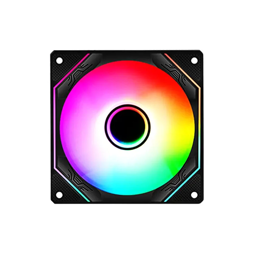 Fan Jungle Leopard Prism 6Pro 120mm Reverse Blade - Black - ARGB - New