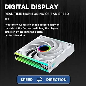 Fan Jungle Leopard Starlink 240 Dual Pack Reverse Blade - White - ARGB - New