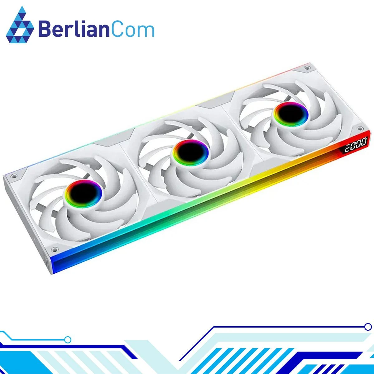 Fan Jungle Leopard Starlink 360 Triple Pack - White - ARGB - New