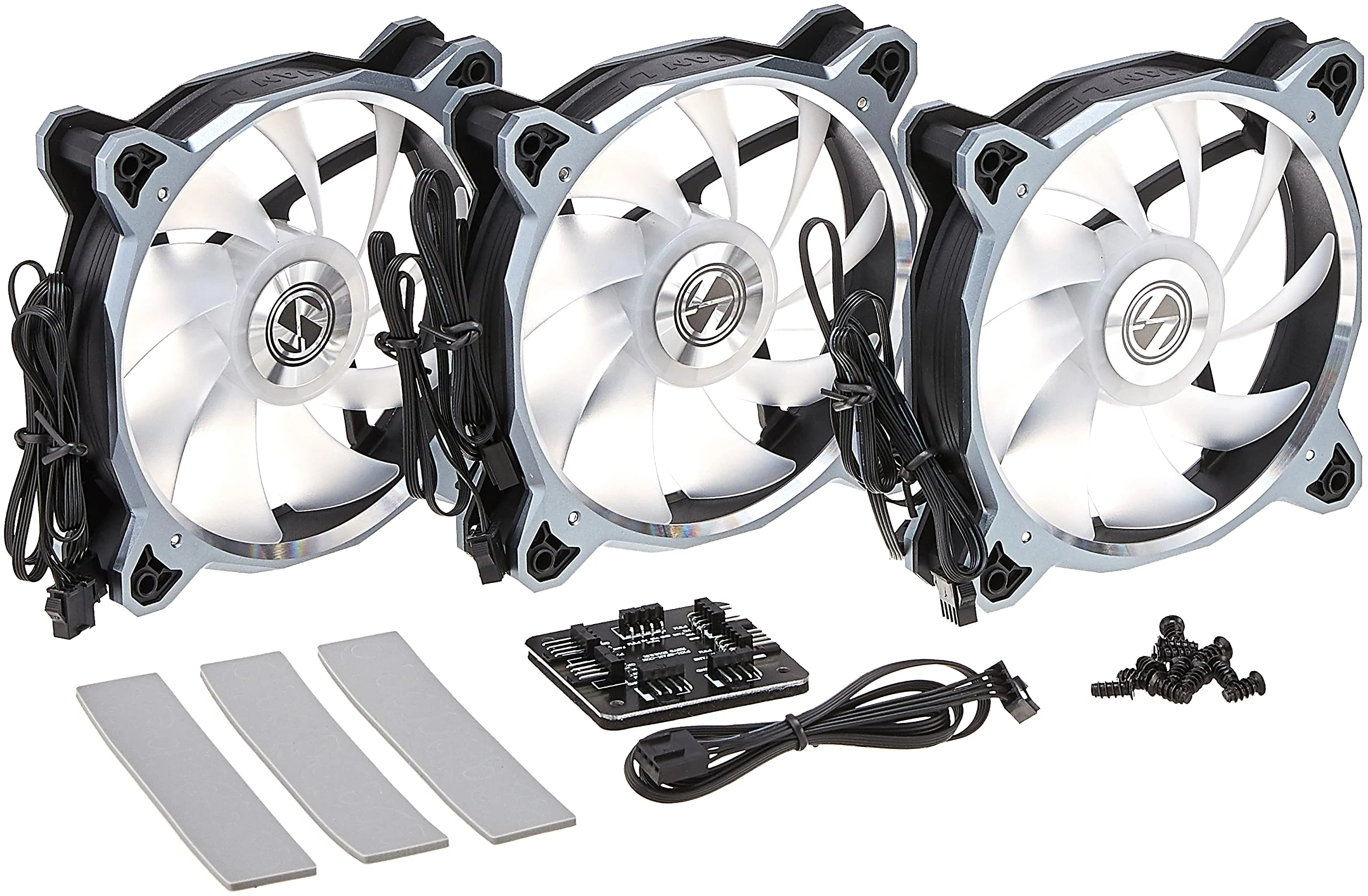 Fan LIAN LI BORA Lite 120 Single Pack - Silver - RGB - New