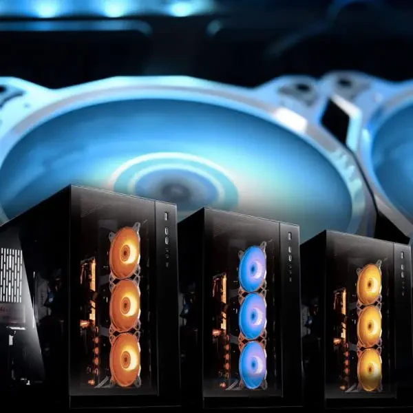 Fan LIAN LI BORA Lite 120 Triple Pack - Black - RGB - New