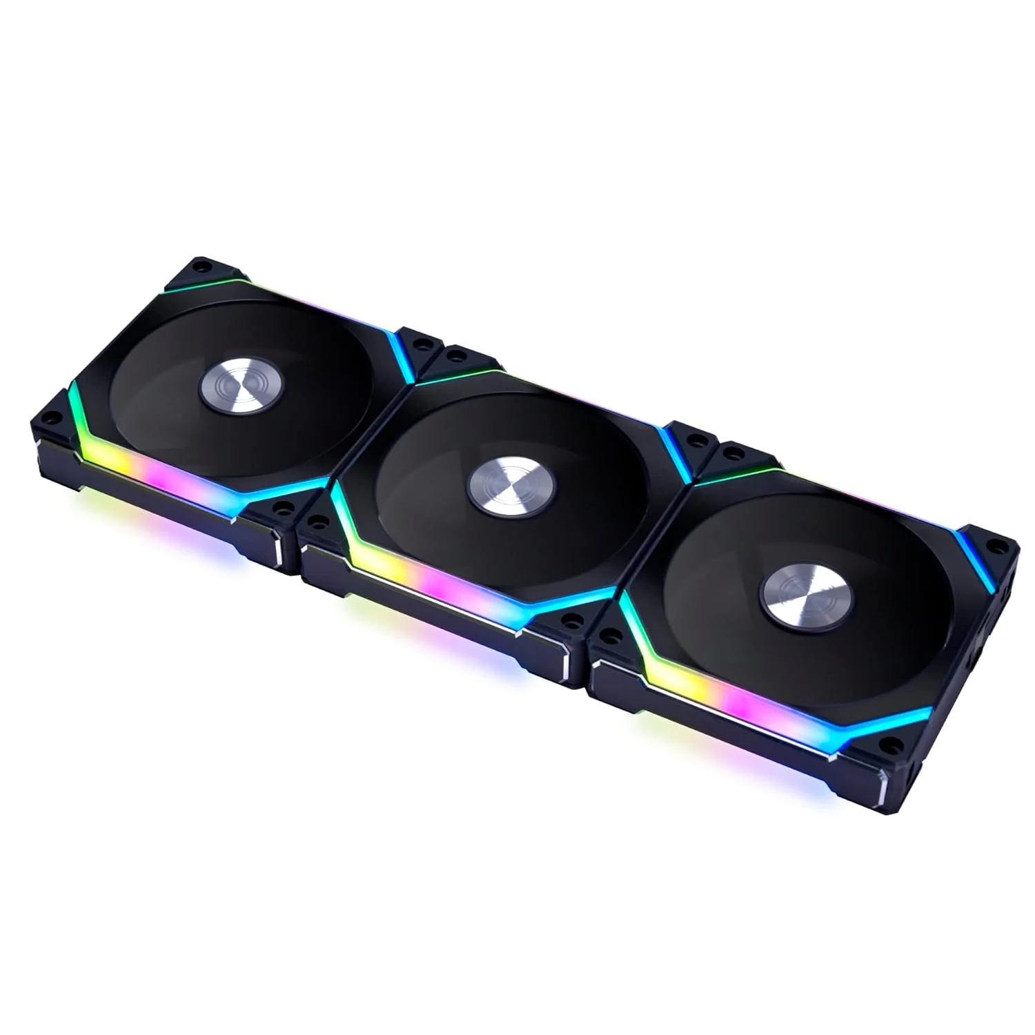 Fan LIAN LI UNI FAN AL120 Triple Pack - Black - ARGB - New