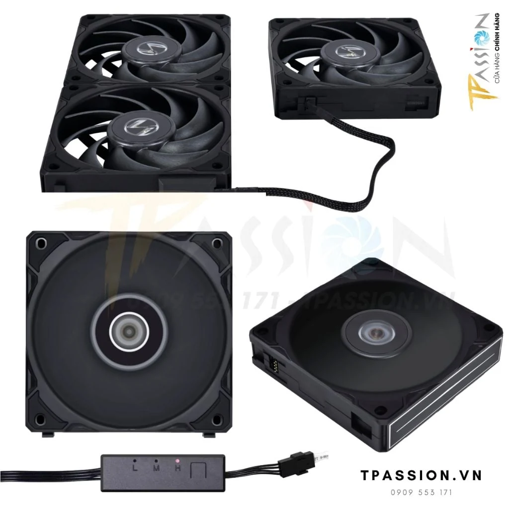 Fan LIAN LI UNI FAN P28 120 Triple Pack - Black - PWM - New
