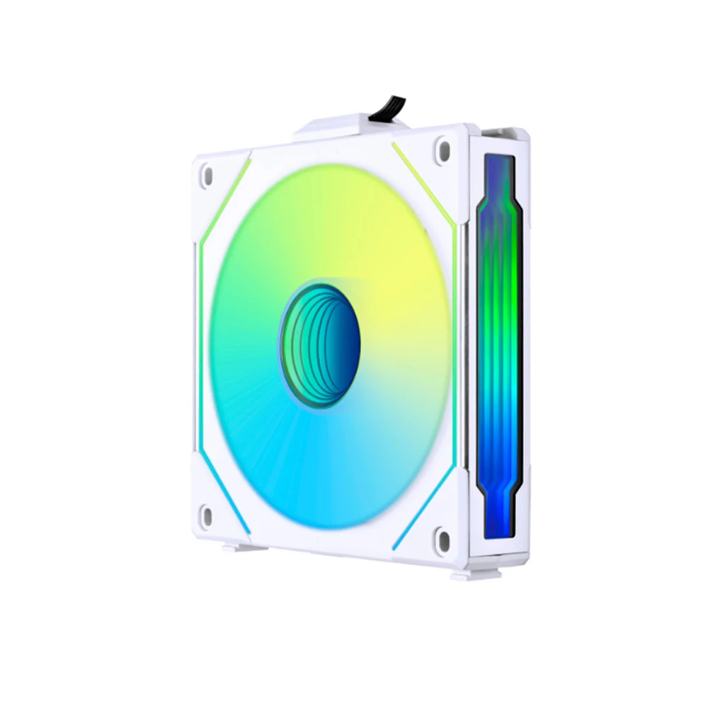 Fan LIAN LI UNI FAN SL-INF 120 Reverse Blade Single Pack - White - ARGB - New