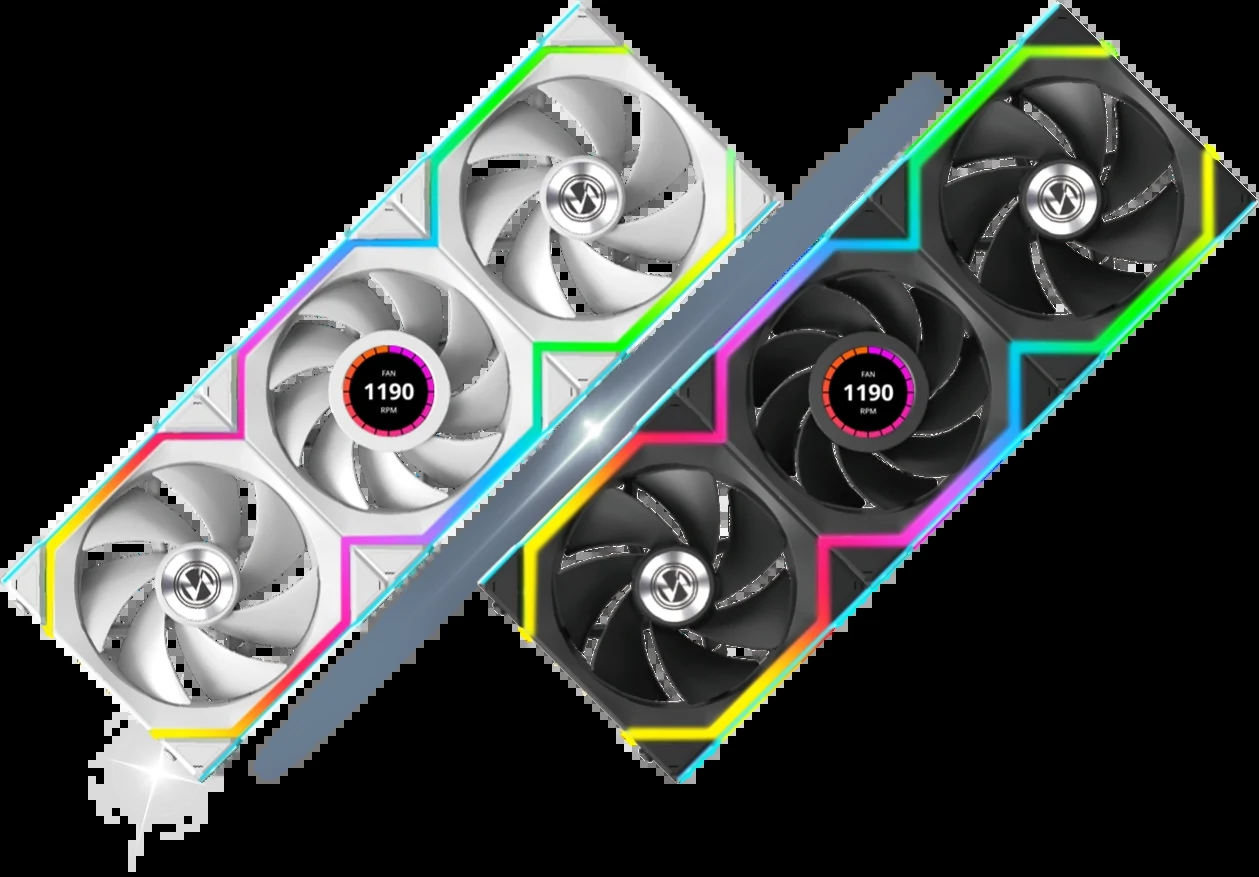Fan LIAN LI UNI FAN SL Wireless 120 Triple Pack - Black - ARGB - New
