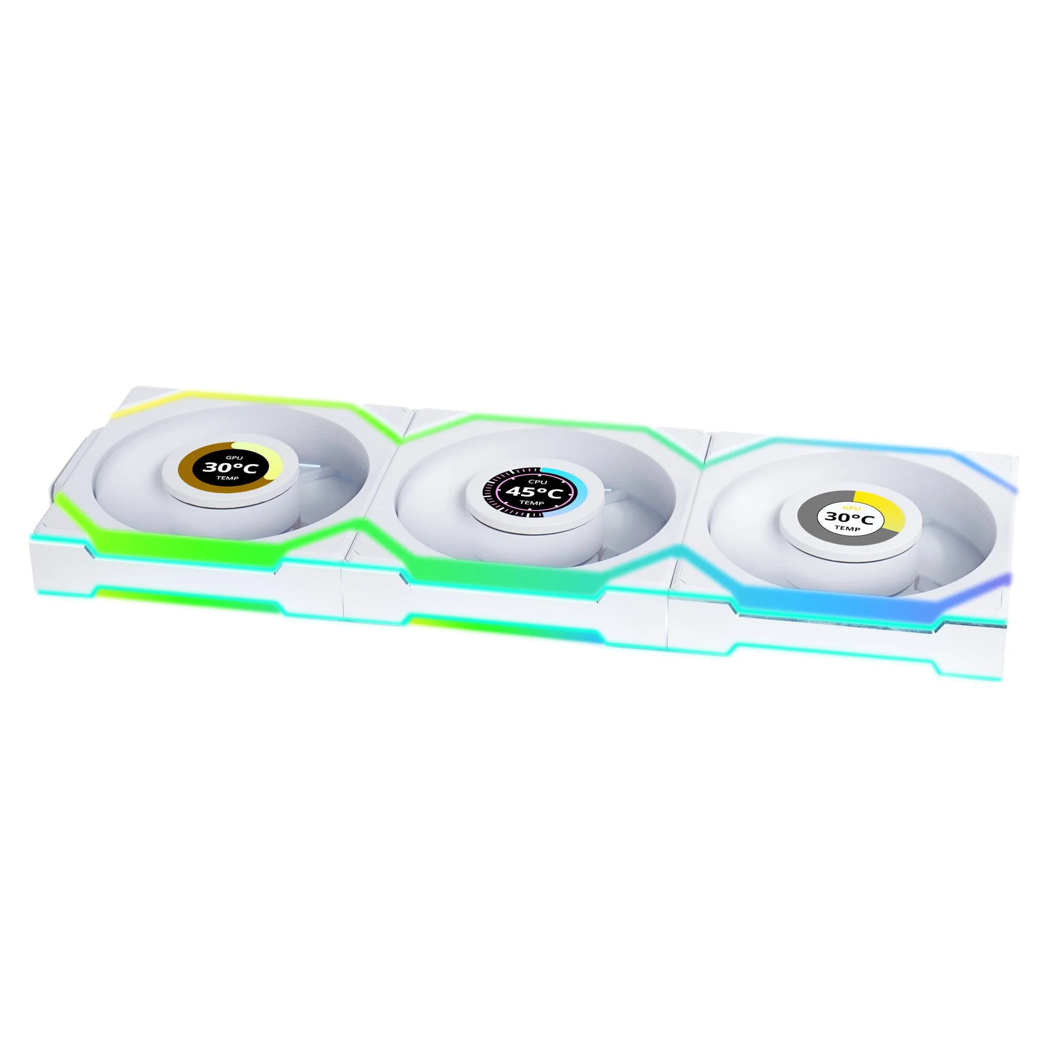 Fan LIAN LI UNI FAN SL Wireless 120 Triple Pack - White - ARGB - New
