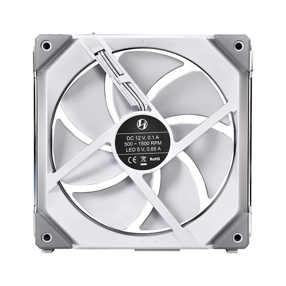 Fan LIAN LI UNI FAN SL140 V2 Single Pack - White - ARGB - New