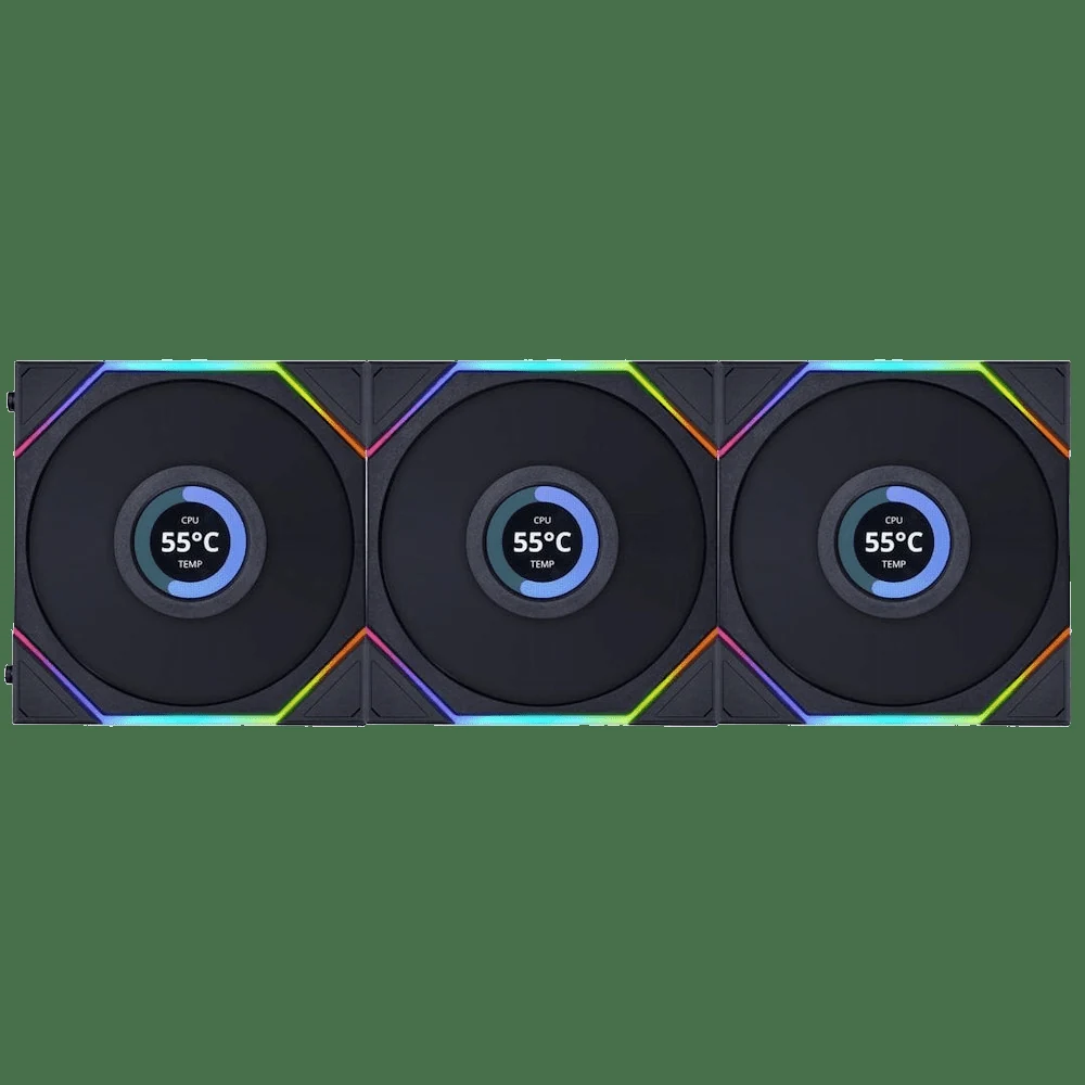 Fan LIAN LI UNI FAN TL 120 Single Pack - Black - ARGB - New